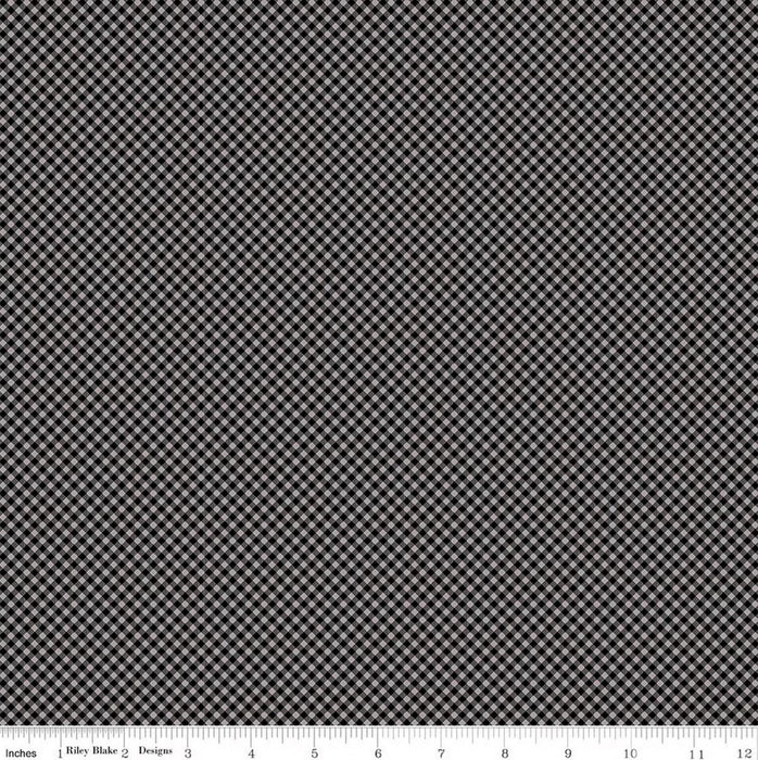 Seasonal Basics - Gingham Black Gray