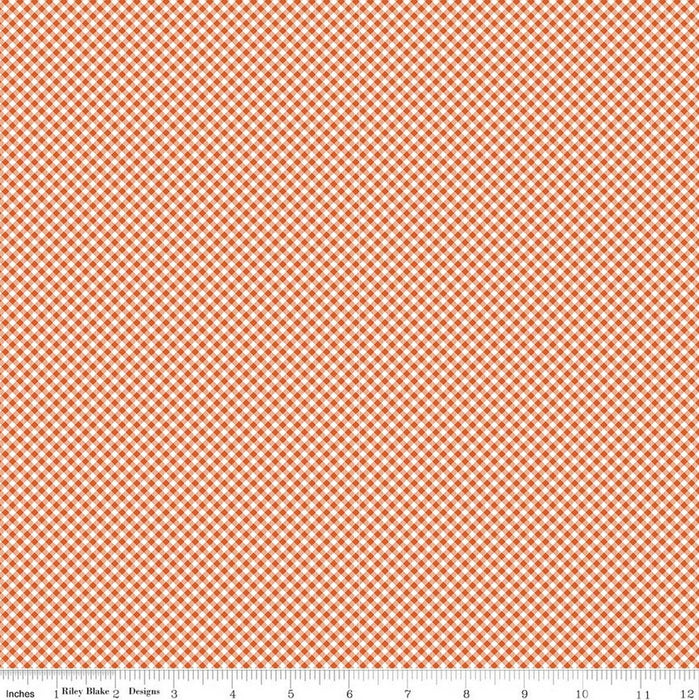 Seasonal Basics - Gingham Orange