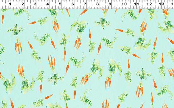 Spring Has Sprung - Carrots Light Aqua