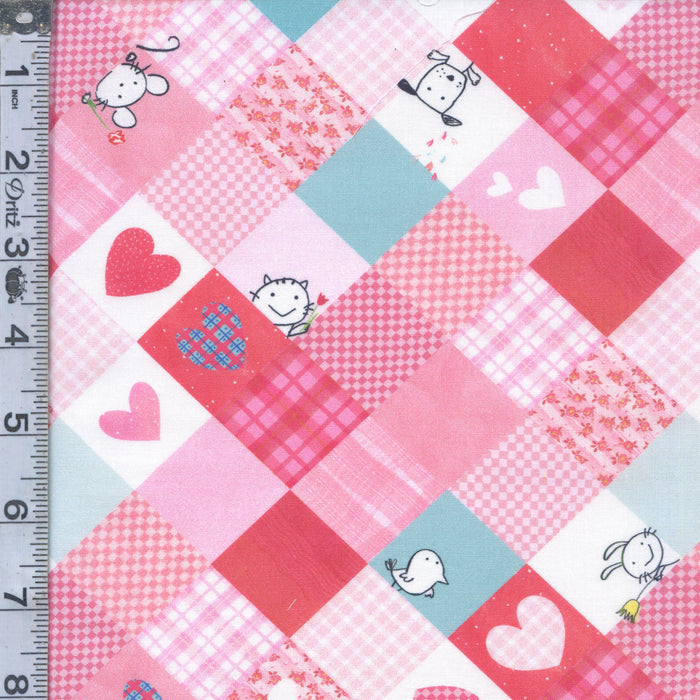 Love is in the Air - Squares 8" Remnant