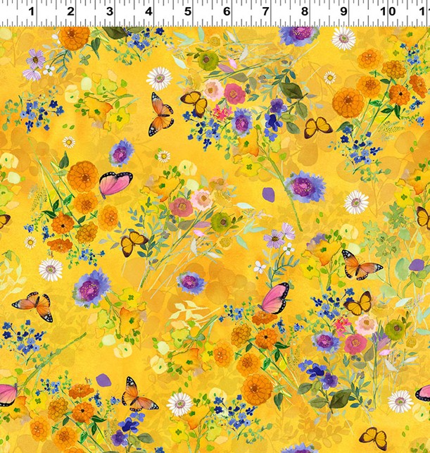 Fleur de Rose - Butterfly Garden Yellow