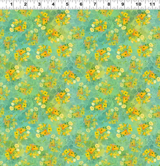 Fleur de Rose - Abstract Floral Mint