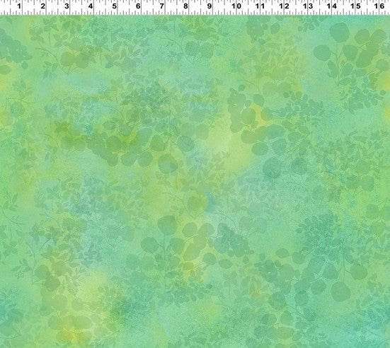 Fleur de Rose - Digital Leaves Mint