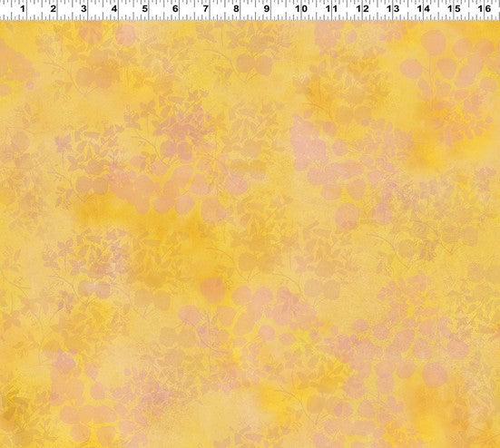 Fleur de Rose - Digital Leaves Light Orange