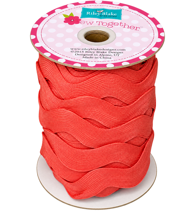 Coral 1-3/8" Ric Rac 25 Yard Spool