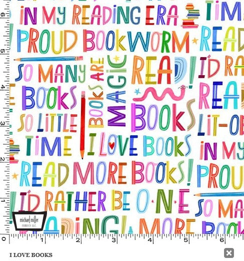 Books Are Magic - I Love Books White