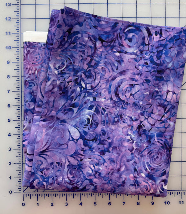 Effervescence Swirl Purple 3 Yard Piece