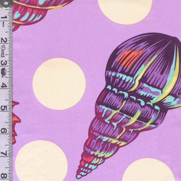 Floral Reef 108" Wide Sateen- Big Shelly Ultraviolet