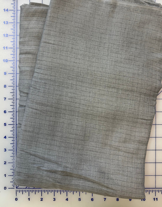 Gray Solid 56/58" Double Gauze 3 Yard Piece