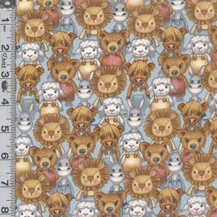 Boho Buddies - Crowded Buddies Light Blue