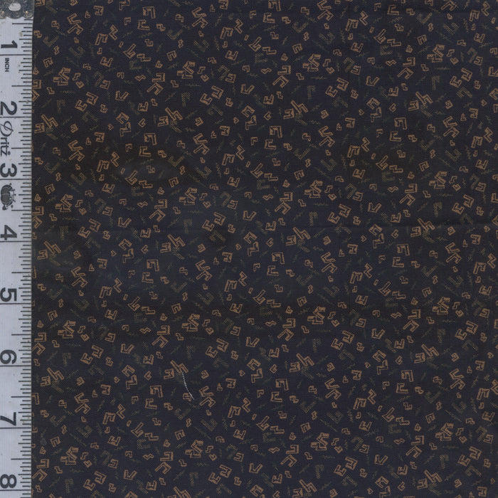 Buttermilk Winter - Geometric Shapes Black