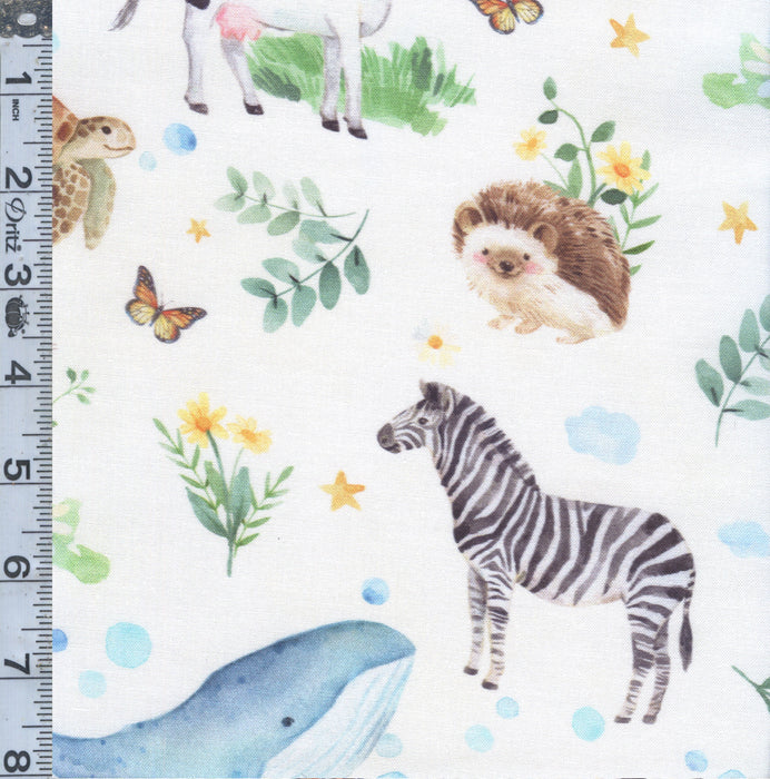 Love & Learning - Animals White