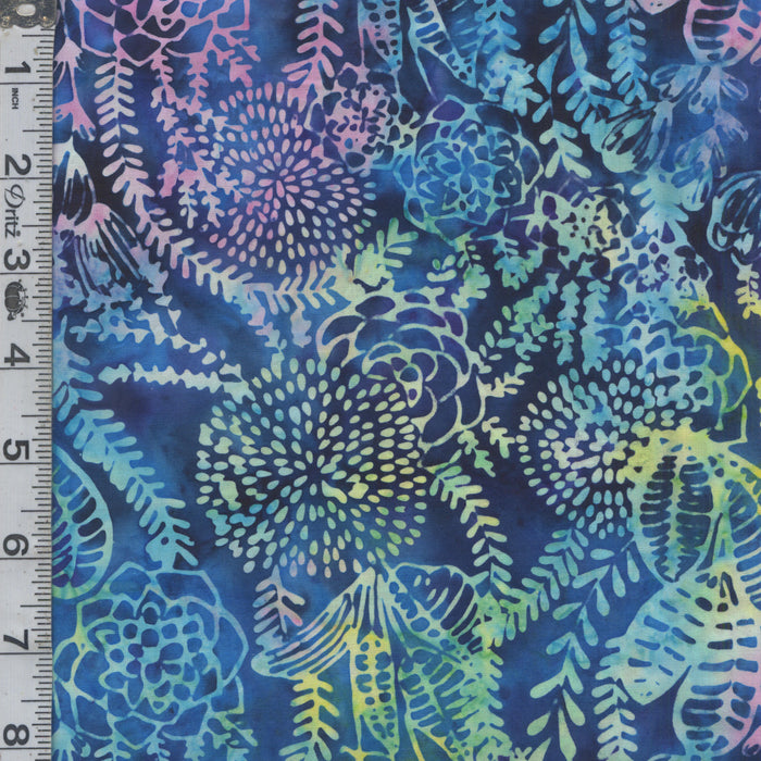 Follow The Rainbow Batiks - Foliage Dragonfly