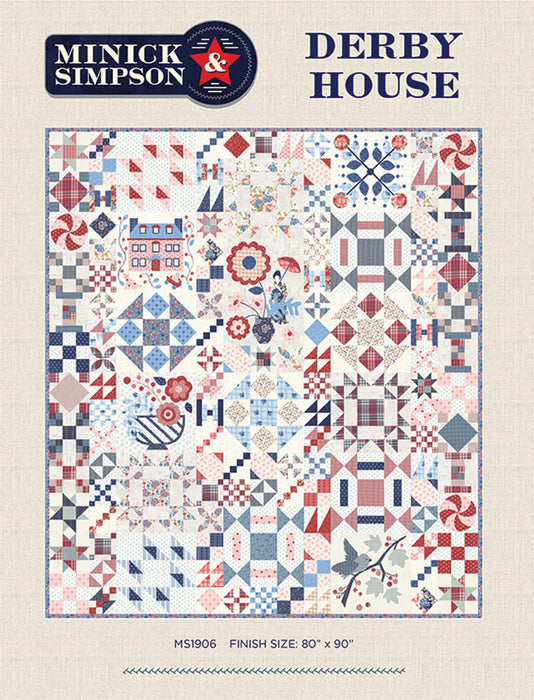 Derby House Cheater Quilt Panel