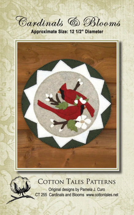 Cardinals & Blooms Pattern