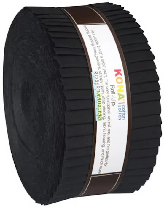 Kona Solid Roll-Up - Black
