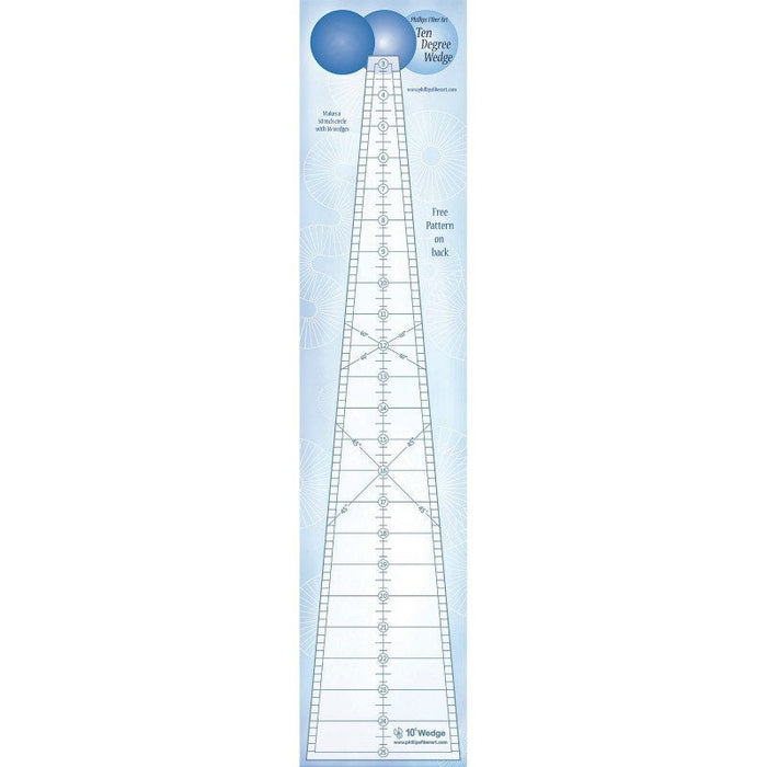Ten Degree Wedge Ruler