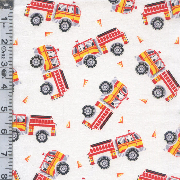 Save the Day - Fire Engines White