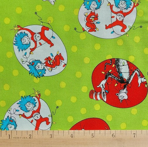 Cat in the Hat Christmas - Thing 1 & 2 Green