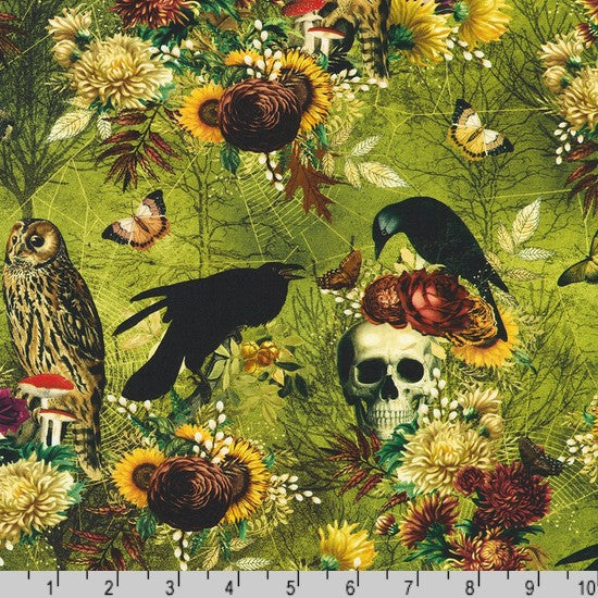 Ravenwood - Autumn Floral Acid Lime