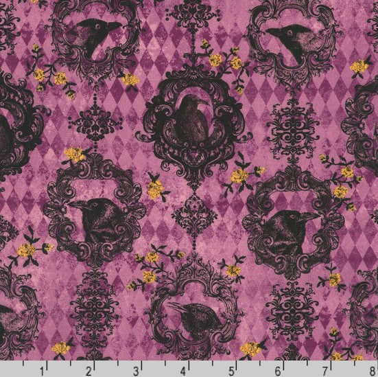 Ravenwood - Damask Raven Frames Thistle