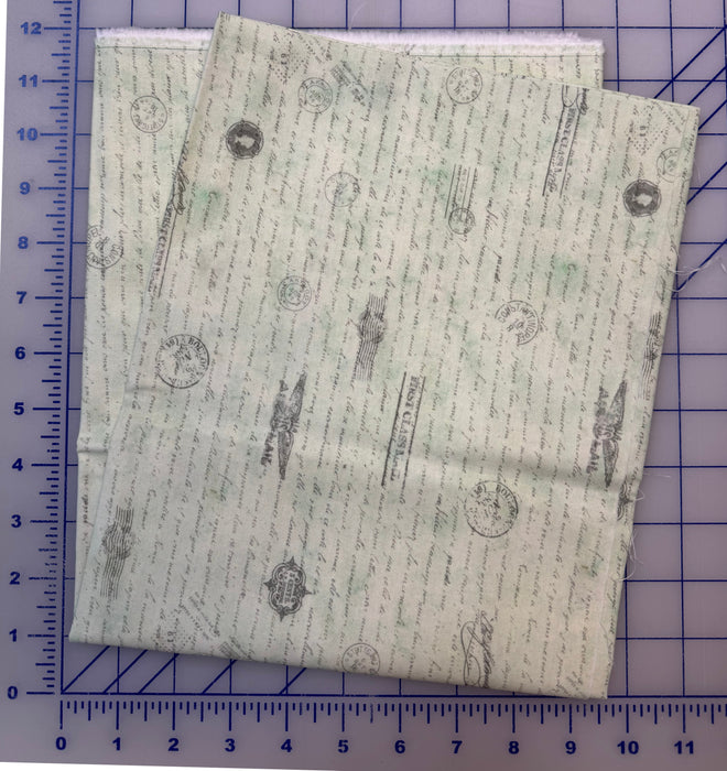Library of Rarities Written Letter 3/4 Yard Piece
