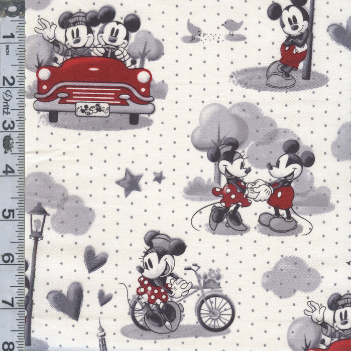 Mickey Mouse - Mickey & Minnie Vintage White