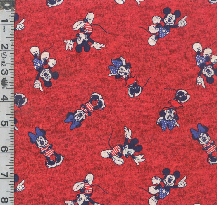 Mickey Mouse - Minnie & Mickey Patriotic Red