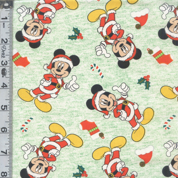 Mickey Mouse - Christmas Heather Green