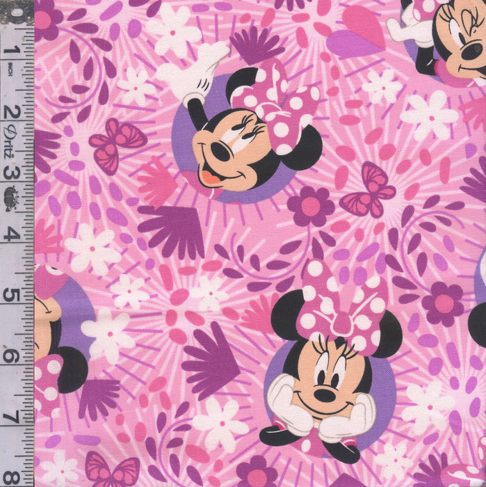 Mickey Mouse - Minnie Icon Badge Pink