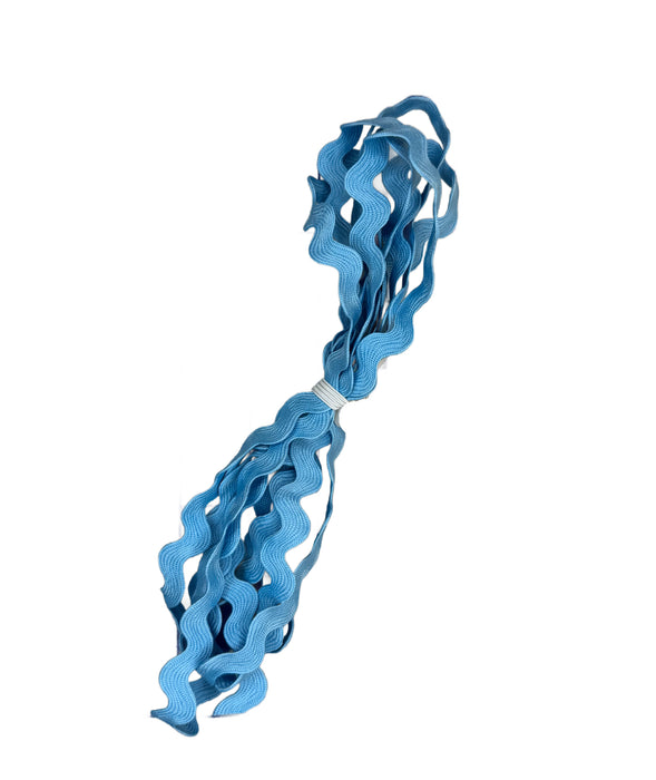 Light Blue 1/2" Ric Rac 2-1/2 Yard Piece