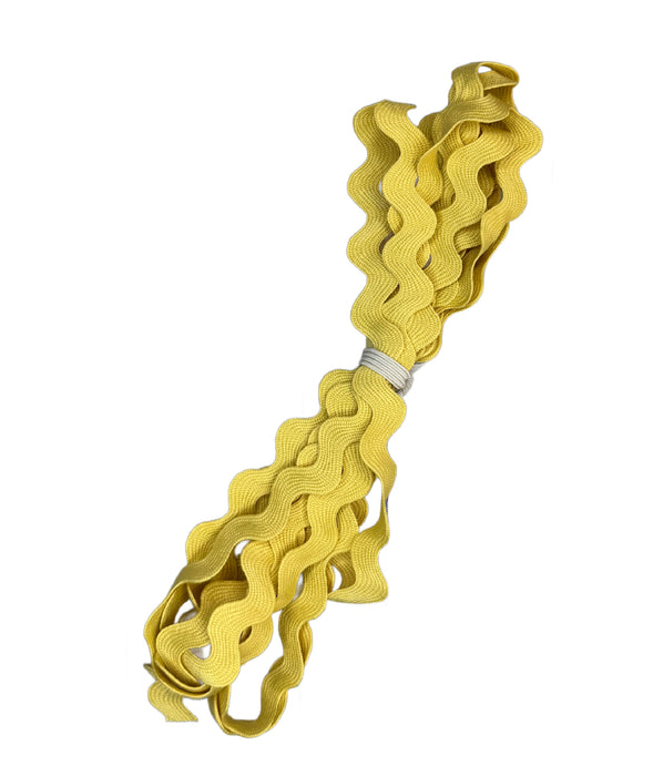 Light Mustard 1/2" Ric Rac 2-1/2 Yard Piece