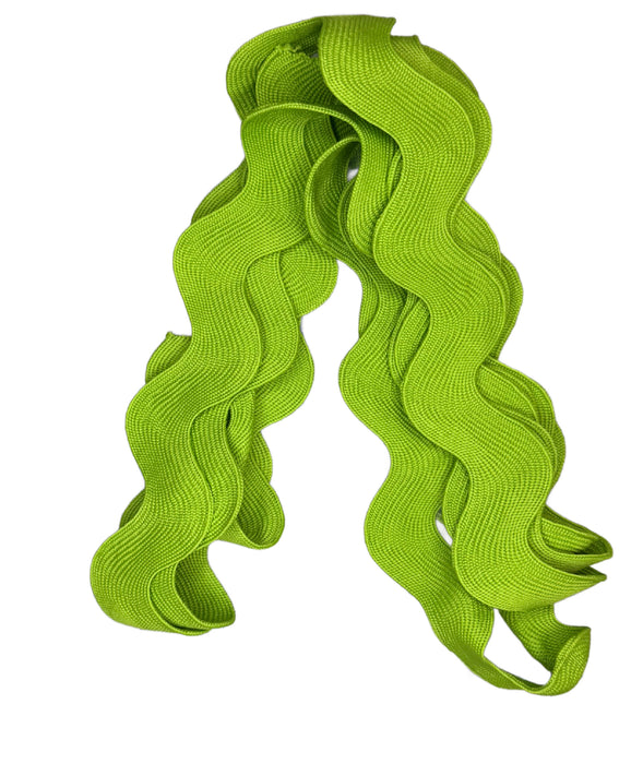 Lime 1-3/8" Ric Rac 2-1/2 Yard Piece
