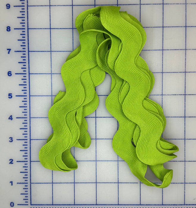 Lime 1-3/8" Ric Rac 2-1/2 Yard Piece