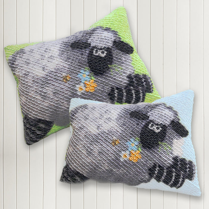 Lewe the Ewe - Fat 1/4 Sheep Panel Green