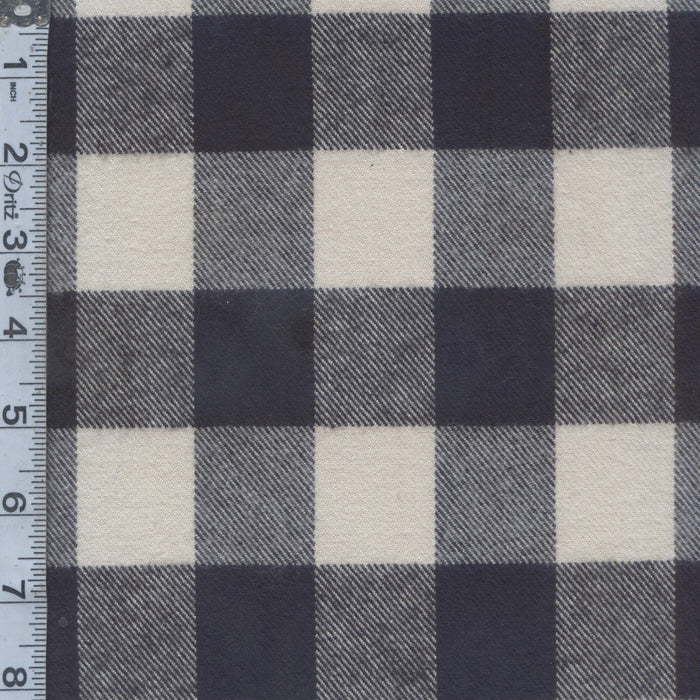 Primo Plaid Flannel - Black & White