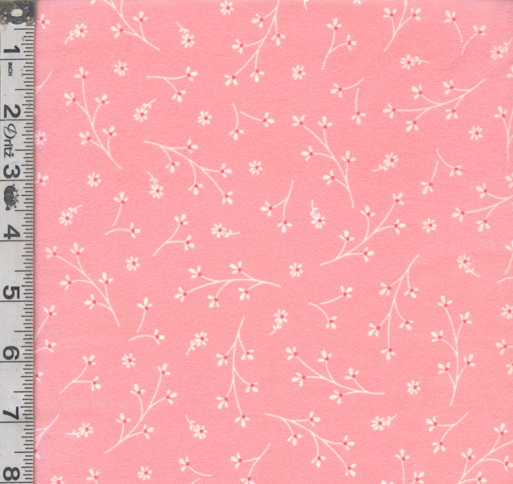 KB Basics Flannel - Pretty Petals Pink