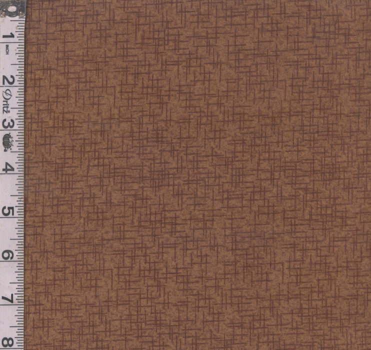 KB Basics Flannel - Linen Texture Brown