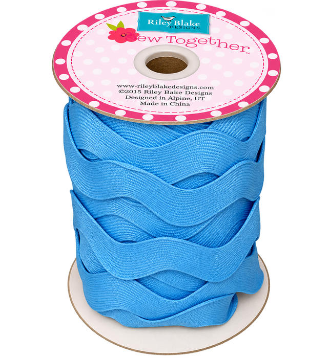 Medium Blue 1-3/8" Ric Rac 25 Yard Spool
