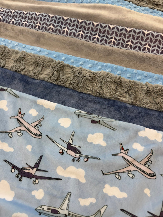 Planes Minky Quilt