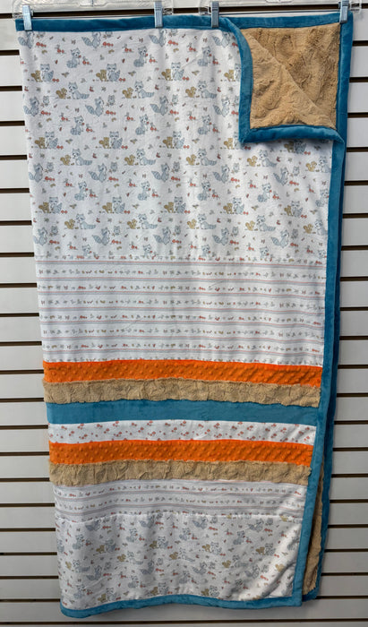 Woodland Animals Minky Quilt
