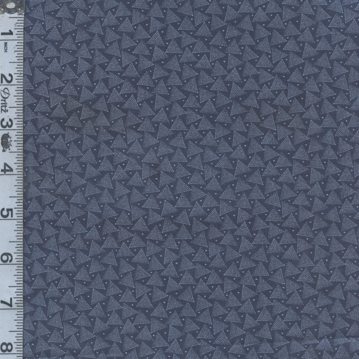 Indigo Gatherings - Triangle Shapes Navy