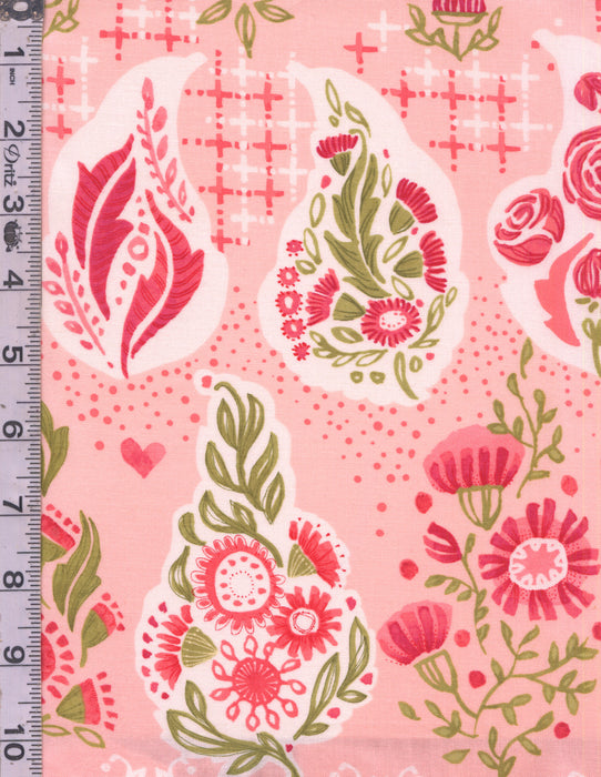 Darling Peony - Ombre Paisley Cotton Candy