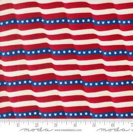 Red White & Bloom - Waving Flag Patriotic Poppy