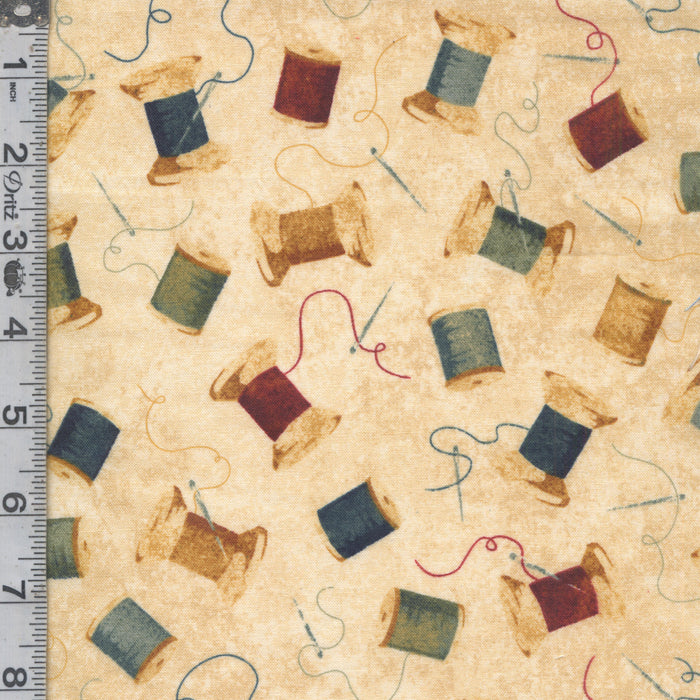 A Stitch in Time - Spools Beige