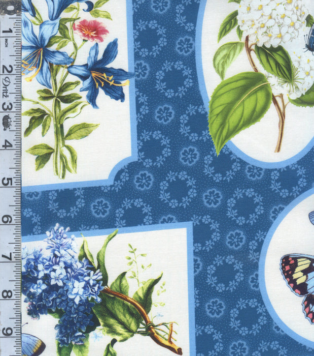 Something Blue - Flower Frames Blue 12" Remnant