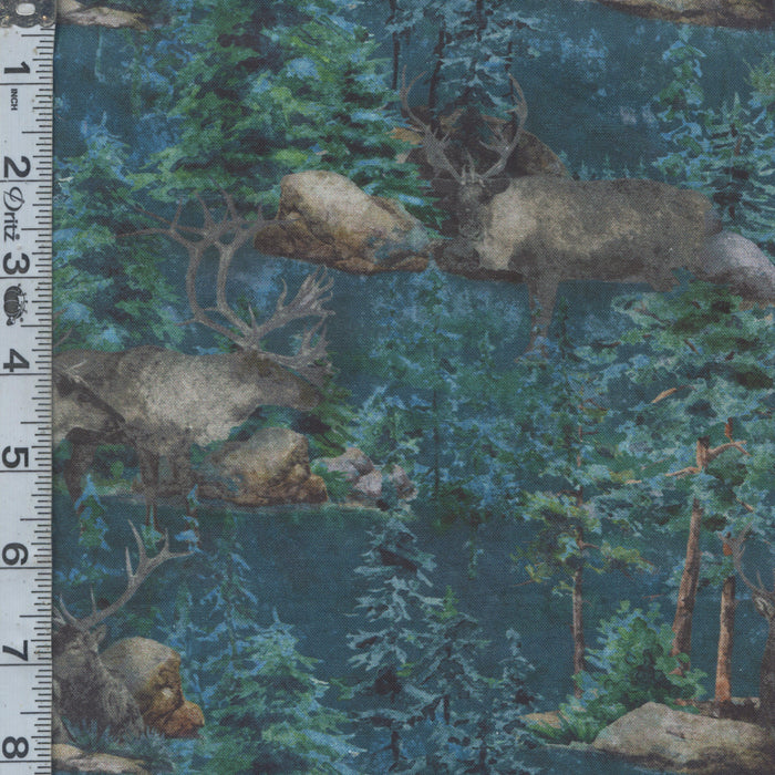 Migration - Deer Dark Teal