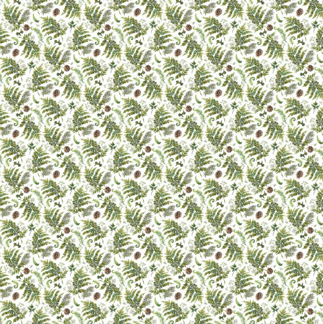 Lakeside Retreat - Ferns White