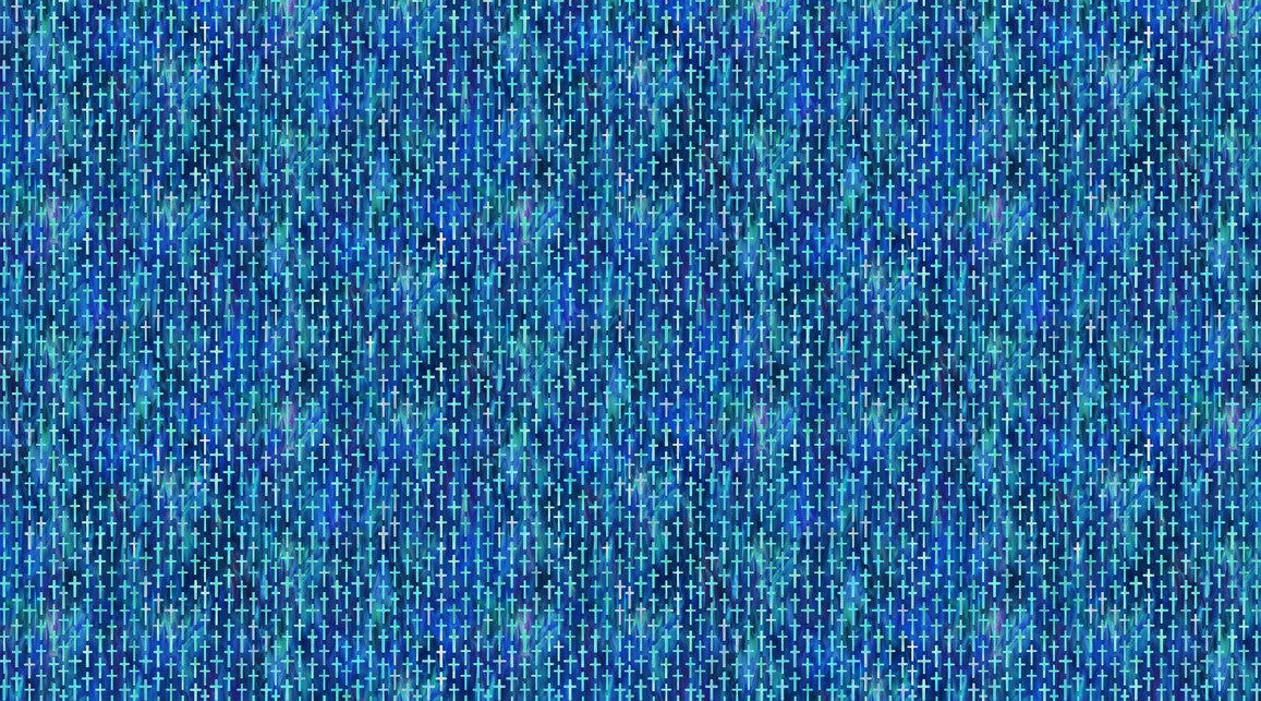 Risen - Small Cross Blue