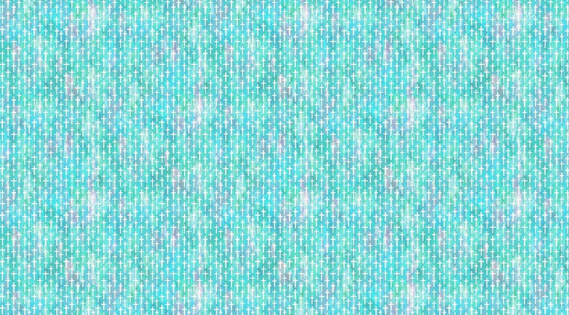 Risen - Small Cross Turquoise